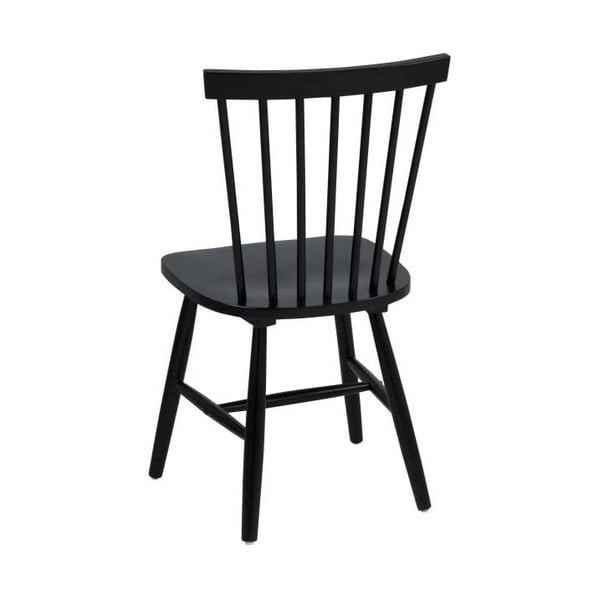 Комплект от 2 черни трапезни стола Riano - Actona-image-1