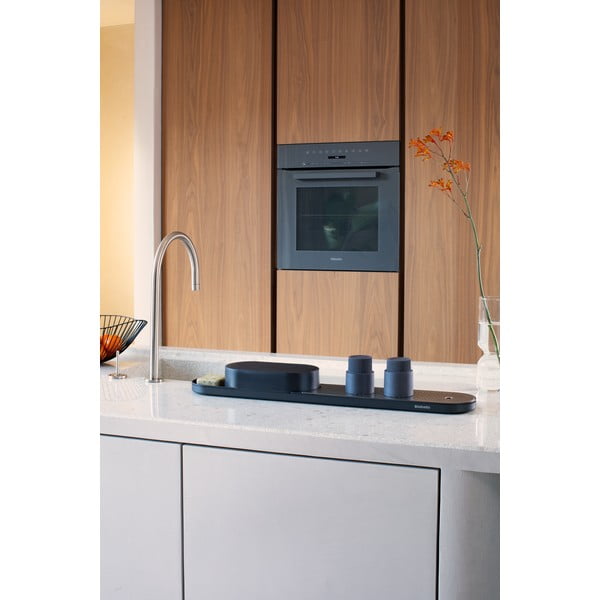 Сива пластмасова стойка за препарати SinkStyle – Brabantia-image-1