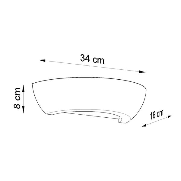 Керамична стенна лампа Arto - Sollux-image-3