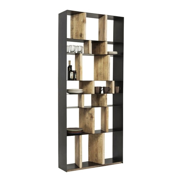 Knihovna z recyklovaného borovicového dřeva Kare Design Storm-image-1