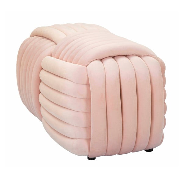 Светлорозова кадифена пейка Softy – Mauro Ferretti-image-4