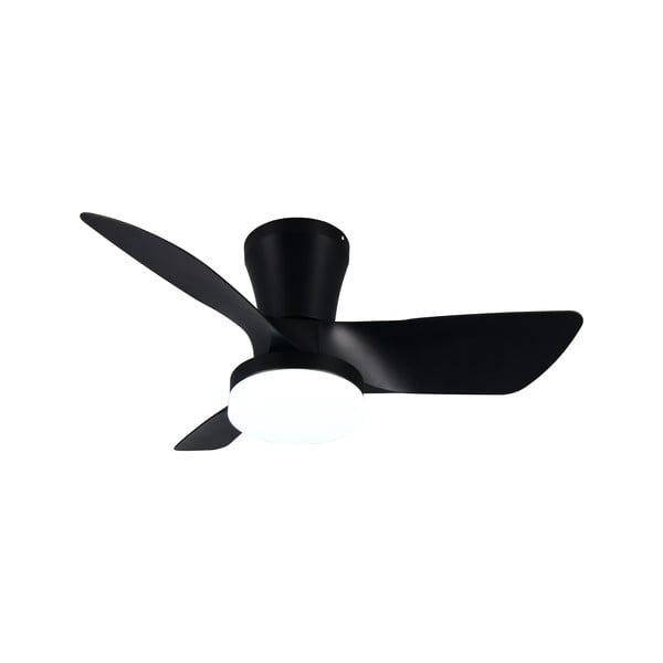 Черно LED осветително тяло за таван Randers – Trio-image-1