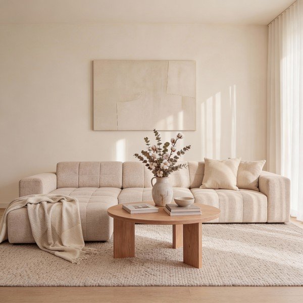 Бежов ъглов диван (ляв ъгъл) Chicago - Cosmopolitan Design-image-3