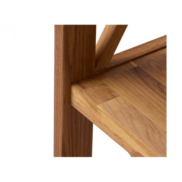 Стелаж от масивен дъб в естествен цвят 70x161 cm X-Shelf – Unique Furniture-image-3
