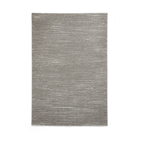 Сив килим от рециклирани влакна подходящ за пране 120x170 cm Flores – Think Rugs