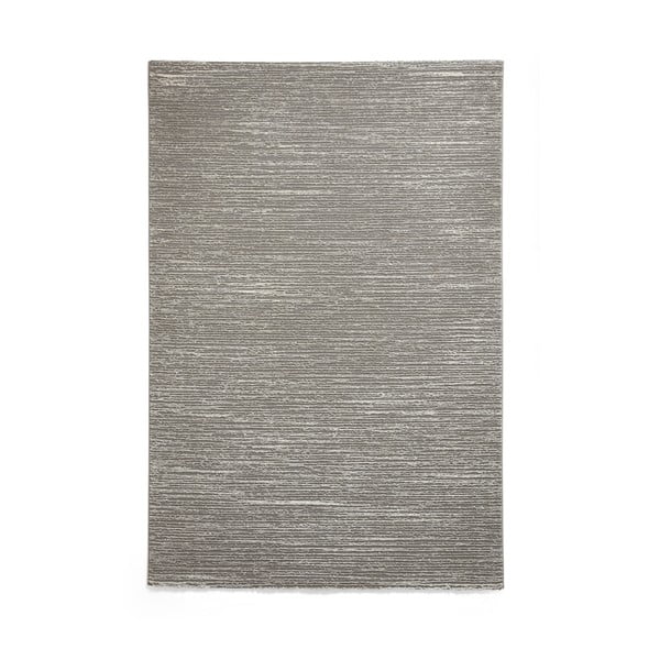 Сив килим от рециклирани влакна подходящ за пране 160x230 cm Flores – Think Rugs