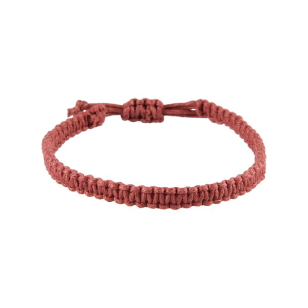 Náramek Macrame plain, brown
