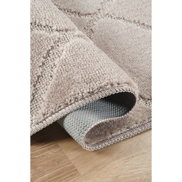 Светлокафяви килими за баня в комплект от 2 бр. 50x80 cm Cizgili – Foutastic-image-2