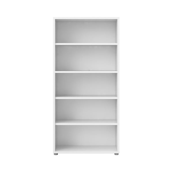 Бял модулен шкаф за книги 89x189 cm Prima - Tvilum