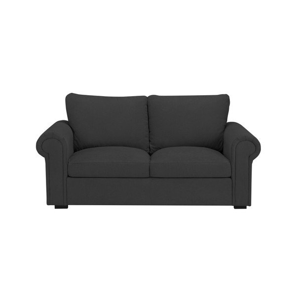Tmavě šedá pohovka Windsor & Co Sofas Hermes, 104 cm