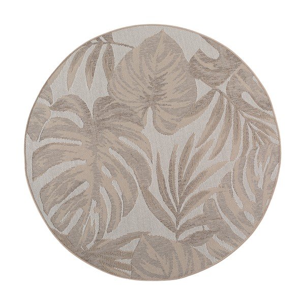 Бежов кръгъл килим за открито и закрито ø 160 cm Desert 1302 – Ayyildiz Carpets