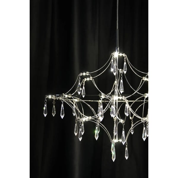 LED висящо осветително тяло в сребрист цвят ø 60 cm Efesos – Markslöjd-image-3