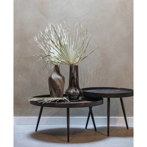 Черна кръгла масичка за кафе ø 58 cm Bounds – WOOOD-image-1