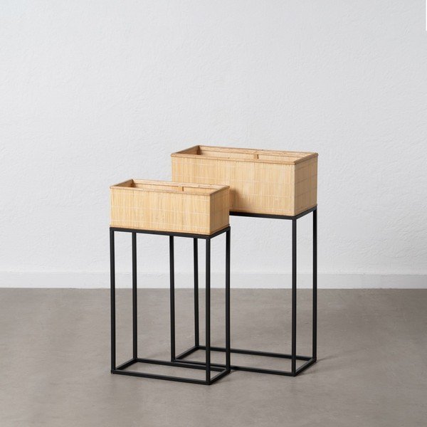 Ратанови стойки за цветя 2 бр. (височина 80 cm) – Ixia-image-2