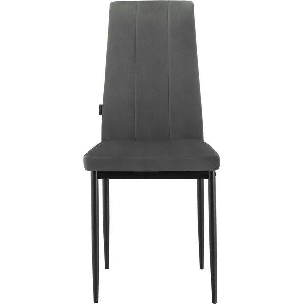 Черен трапезен стол от имитация на кожа Kelly – Støraa-image-1