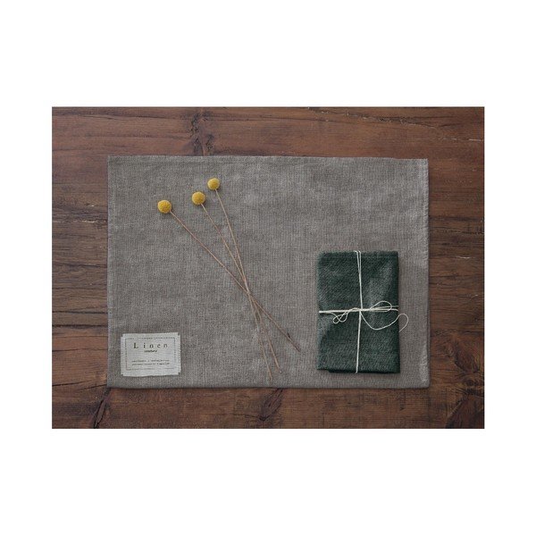 Комплект от 4 ленени салфетки Green Gradient, 43 x 43 cm - Really Nice Things-image-2