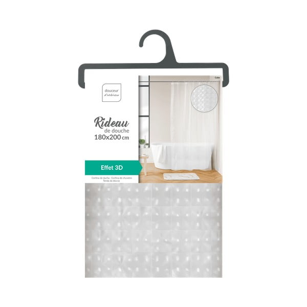 Завеса за душ 180x200 cm Cube – douceur d'intérieur-image-3