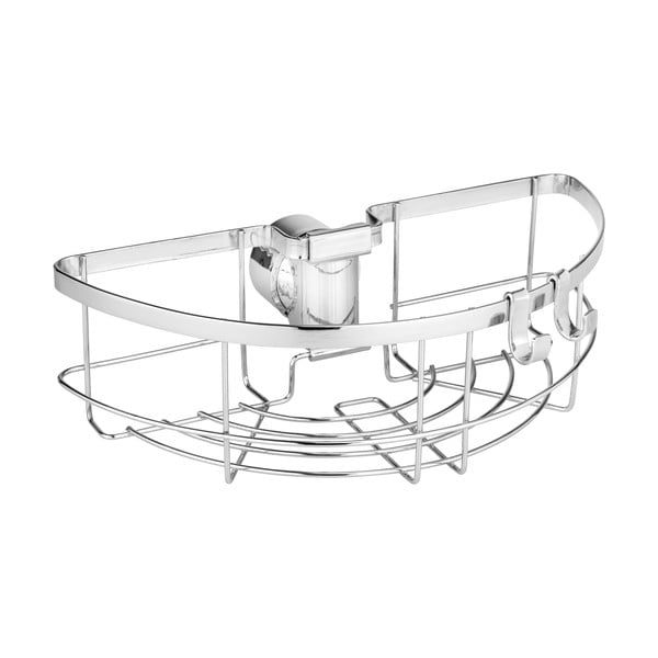 Самоносеща етажерка за баня от неръждаема стомана в сребрист цвят Floresta - Wenko-image-2