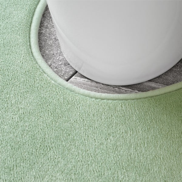 Светлозелени килими за баня в комплект от 2 бр. WC от мемори пяна 50x80 cm Anti-Bacterial – Catherine Lansfield-image-3