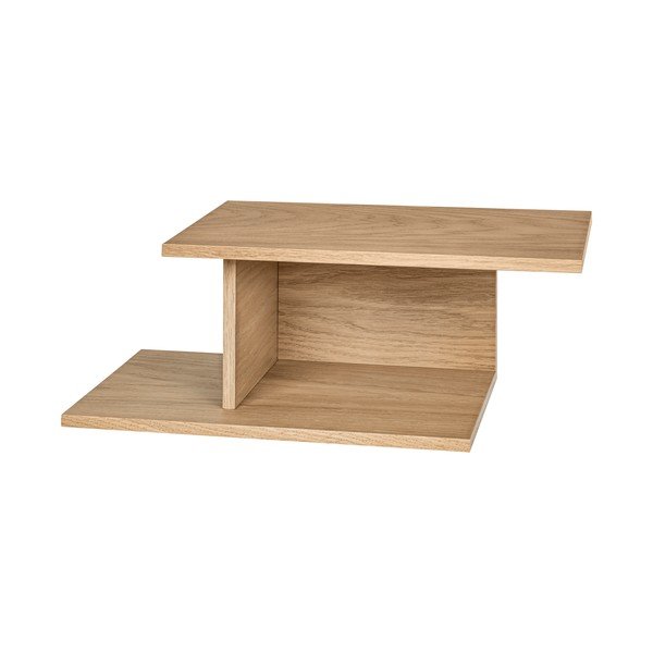 Висящо/с рафтове нощно шкафче от декор от дъб  в естествен цвят Tann – noo.ma