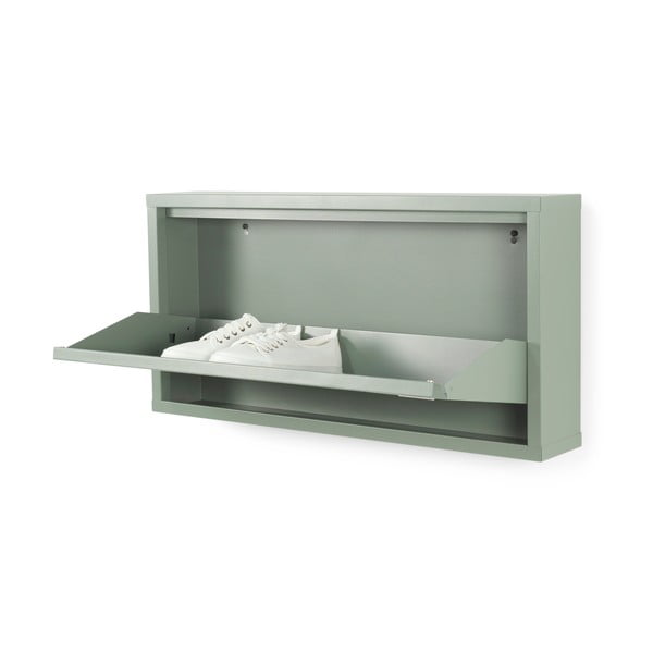 Сиво-зелена метална накланяща се стойка за обувки 75x37,5x12,5 cm Billy – Spinder Design-image-2