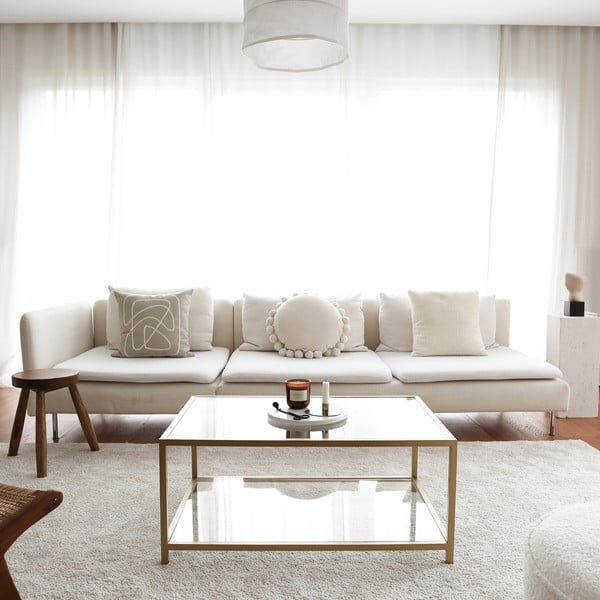 Масичка за кафе в златисто 60x90 cm Astro - Neostill-image-4