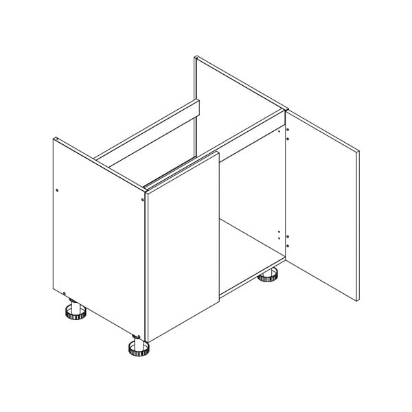 Права кухня без плот (без сглобяване) 240 cm Zane – STOLKAR-image-4