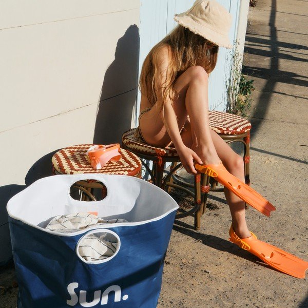 Синя чанта за всичко на плажа - Sunnylife-image-2
