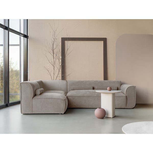 Бежов ъглов диван (ляв ъгъл) Flex Felix – Miuform-image-1