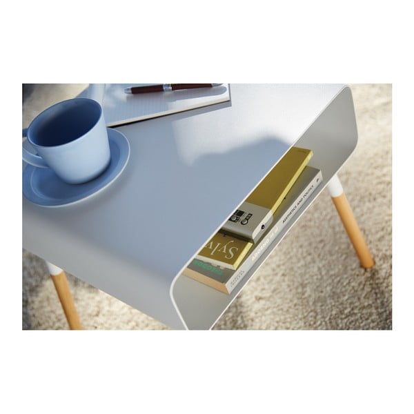 Бяла масичка за кафе , височина 35 cm Plain - YAMAZAKI-image-2