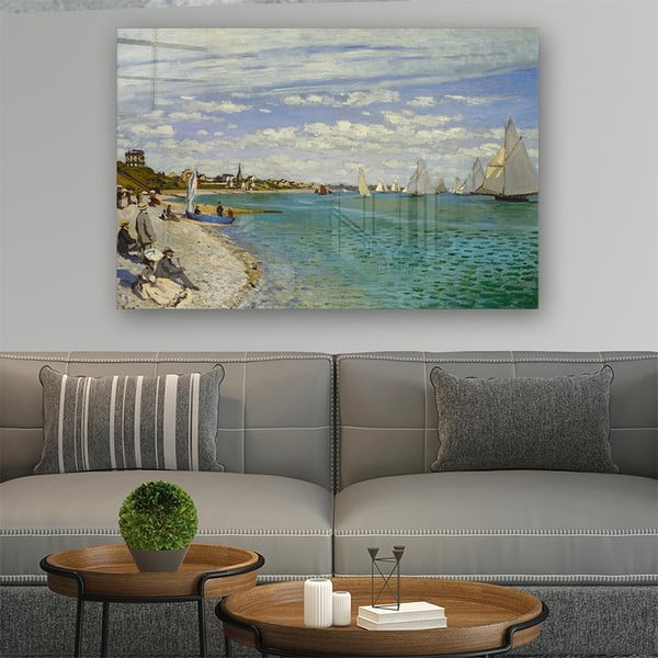 Картина върху стъкло 100x70 cm Claude Monet - Wallity-image-1