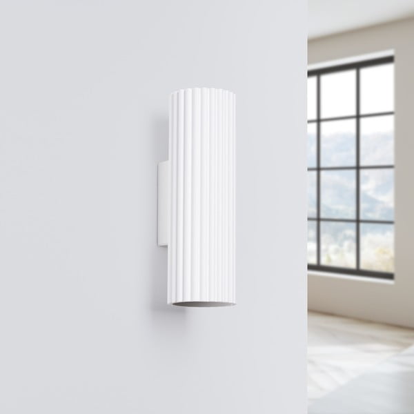 Бяла стенна лампа Gleam – Sollux-image-2