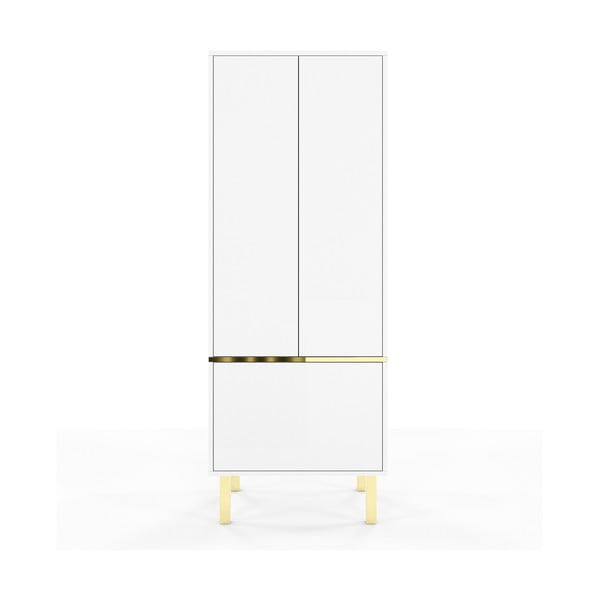 Бял гардероб 70x185 cm Magica - Skandica