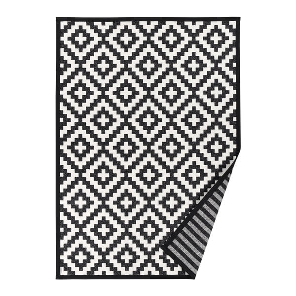 Черно-бял двустранен килим Черно, 100 x 160 cm Viki - Narma