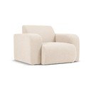 Бежов фотьойл от плат букле Molino - Micadoni Home