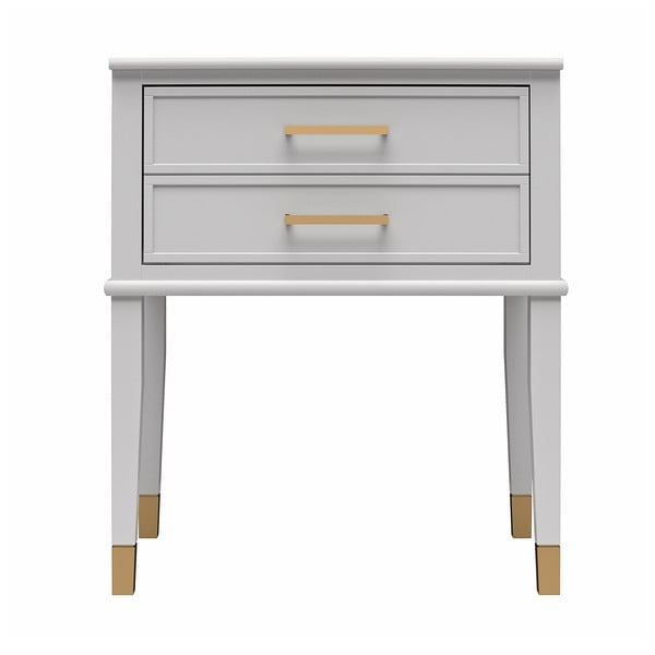 Светлосиво нощно шкафче Westerleigh – CosmoLiving by Cosmopolitan-image-4