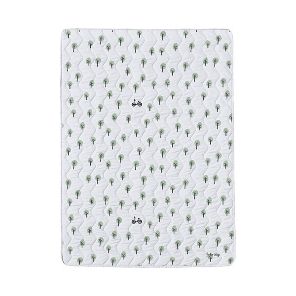 Олекотени одеяло и калъфка за възглавница в комплект от памучен сатен 140x200 cm – Butter Kings