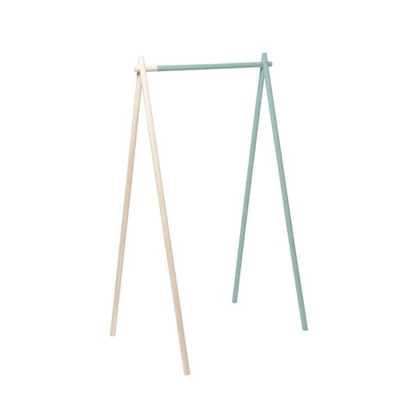 Стелаж за дрехи със светлозелен детайл Минимален - Really Nice Things