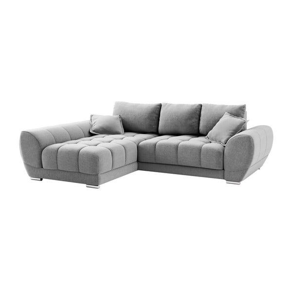 Светлосив разтегателен диван Cloudlet, ляв ъгъл - Windsor & Co Sofas