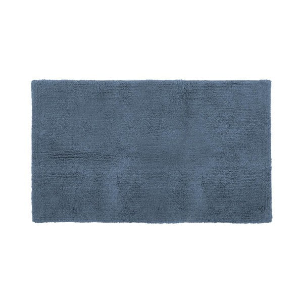 Синя памучна постелка за баня Luca, 60 x 100 cm - Tiseco Home Studio
