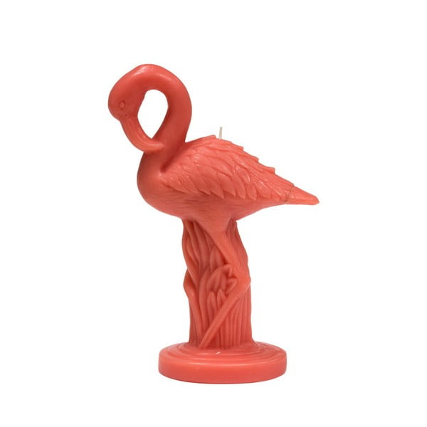 Růžová svíčka Fisura Flamingo