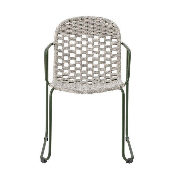 Сив градински стол метален Calana – Bloomingville-image-2