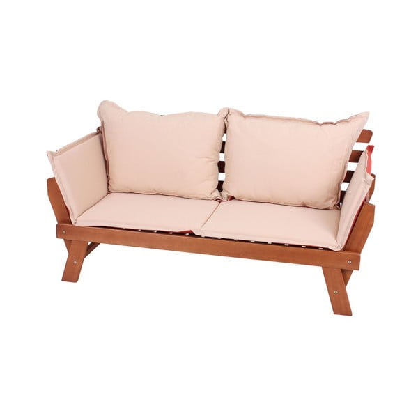 Градинска пейка от евкалиптова дървесина Fortuna - Garden Pleasure-image-1