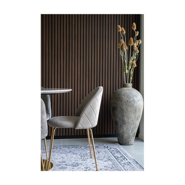 Светлосиви кадифени трапезни столове в комплект от 2 броя Geneve - House Nordic-image-4