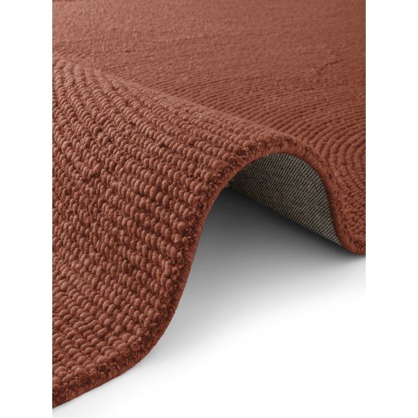 Ръчно изработен вълнен килим в тухлен цвят 120x180 cm Calmio – Hanse Home-image-2