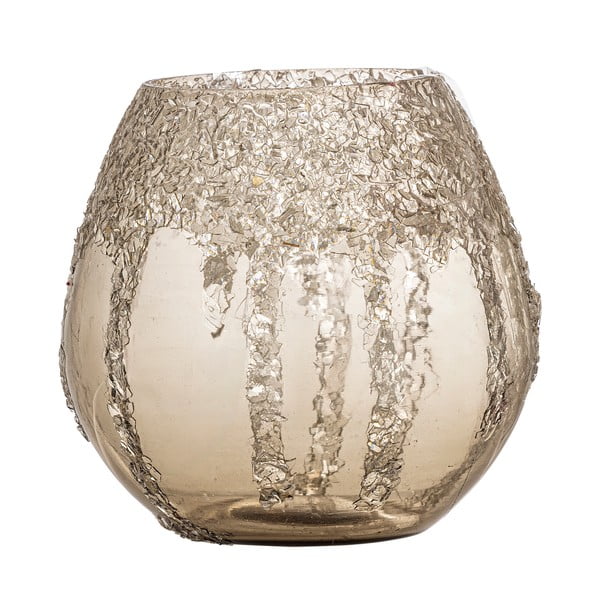 Стъклен свещник за чаена свещ Frosty – Bloomingville