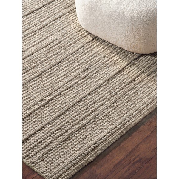 Кремав ръчно изработен вълнен килим 80x150 cm Camden Parker – Ted Baker-image-3