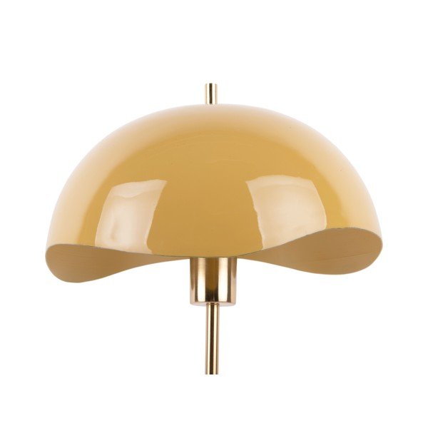Настолна лампа в жълта охра (височина 56 cm) Waved Dome - Leitmotiv-image-4