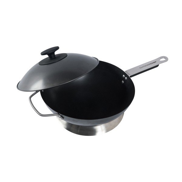 Грил стоманен тиган с капак ø 33 cm – Outdoorchef-image-2