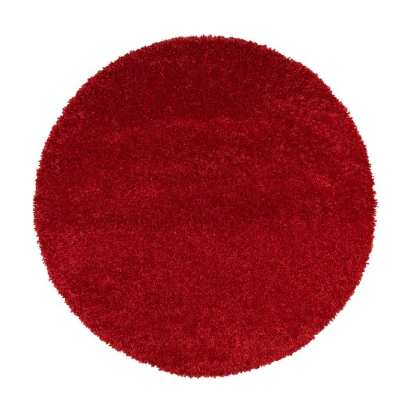 Червен килим Aqua Liso, ø 100 cm - Universal